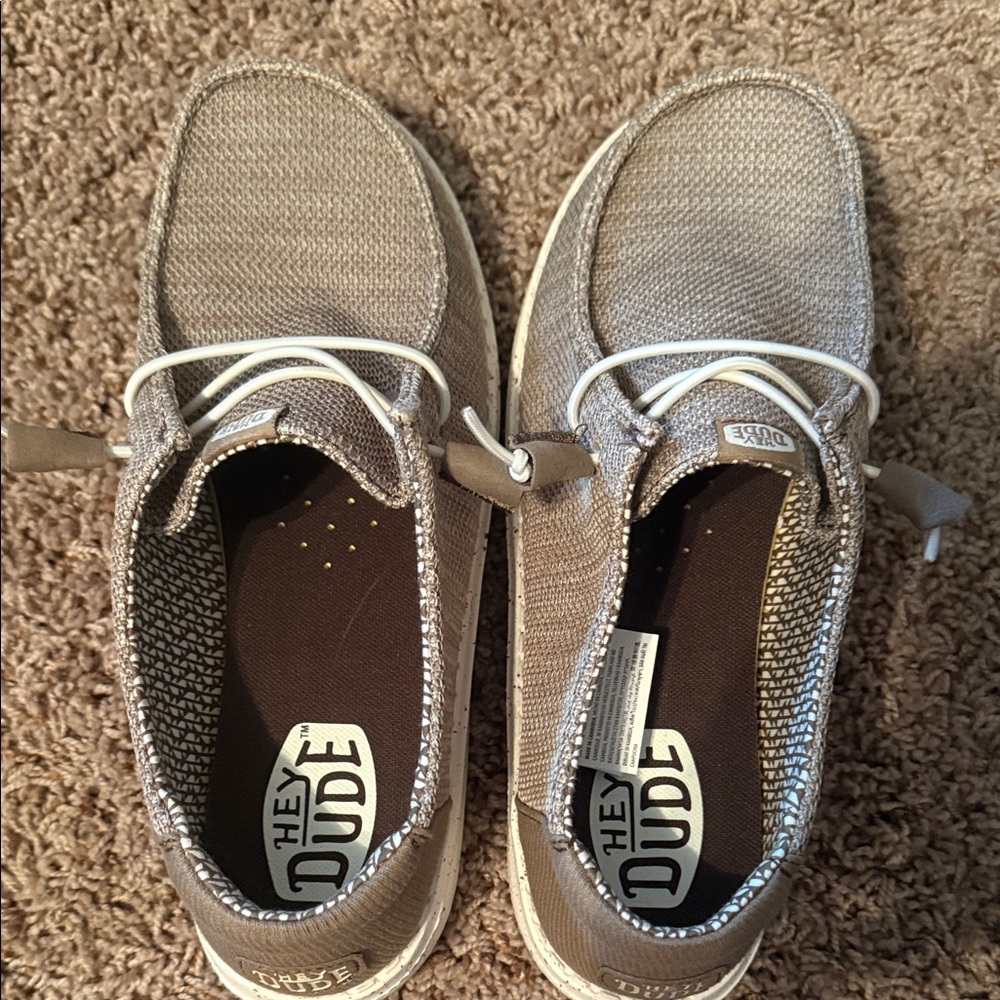 Hey Dude Taupe Slip-On Shoes